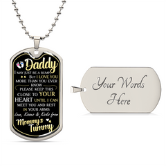 Dad To Be - Dog Tag Necklace